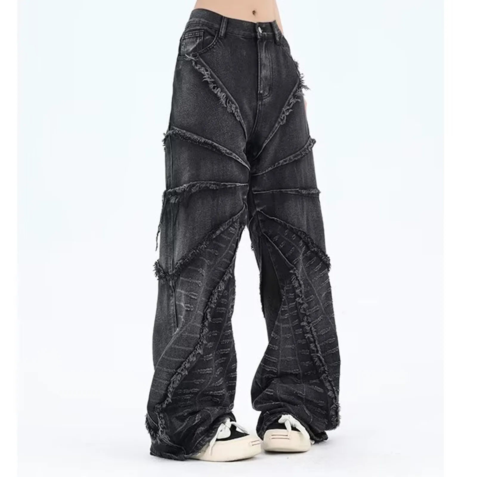 Straight Leg Denim Pants